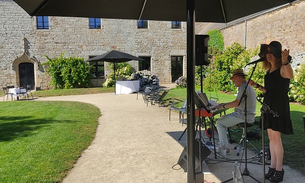 Chanteuse de jazz pour réception de mariage